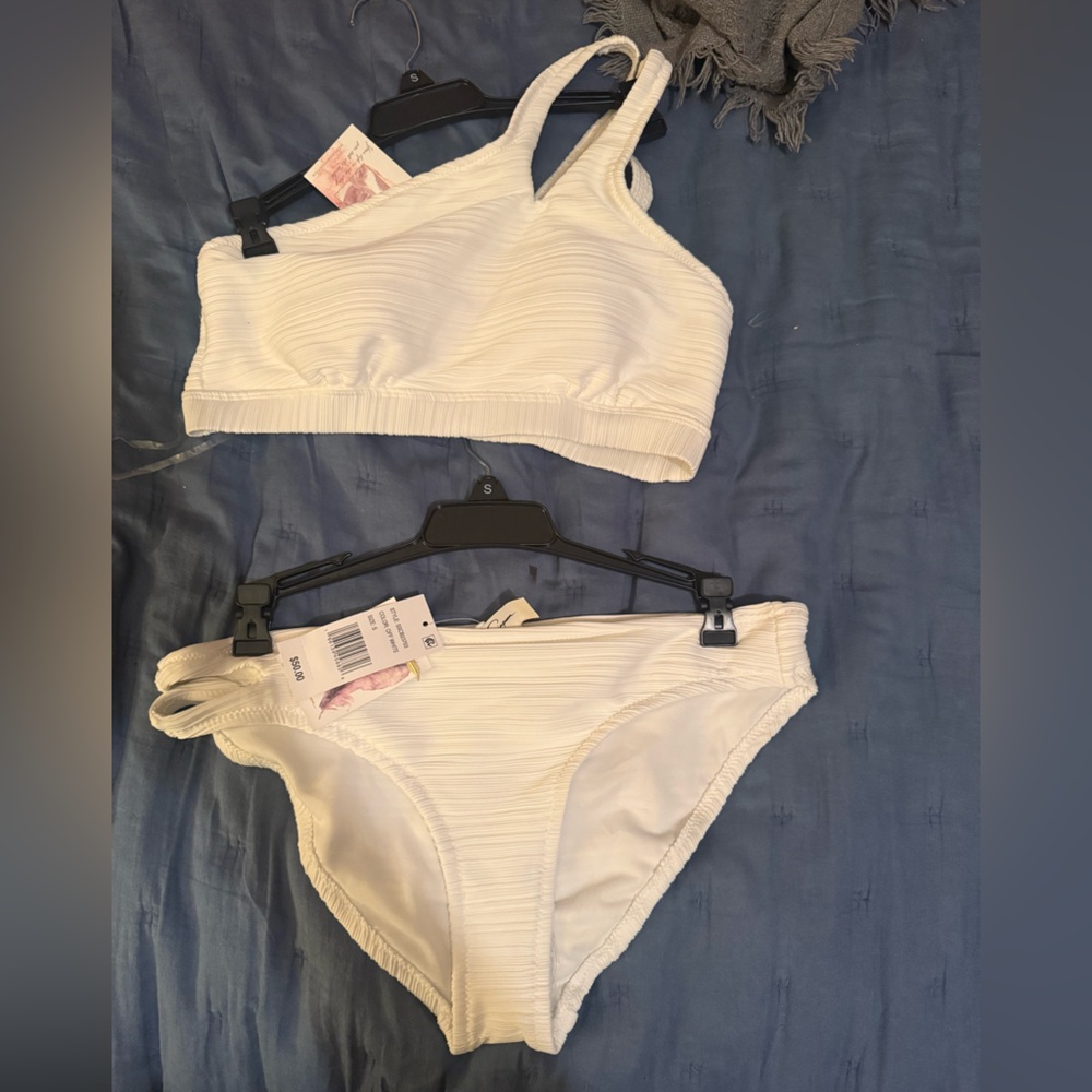 Jessica Simpson White Bikini